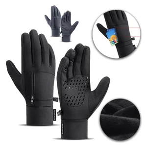 Winter Thermal Gloves with Touch Screen Unisex Waterproof Glove for Cold Weather - Picture 1 of 12