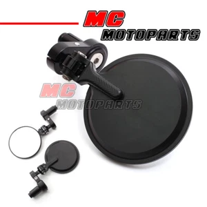 Juego de espejos retrovisores de extremo de barra plegables negros para Suzuki GSX-S1000 / ABS 2016-2019 - Imagen 1 de 7