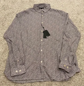 John Varvatos Star USA Men's Slim Fit Button Down Shirt Misty Rose Size L XXL - Picture 1 of 3