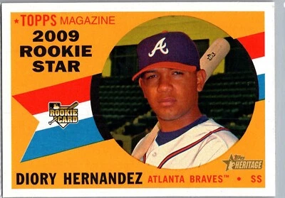 2009 Topps Heritage #562 Diory Hernandez - Image 1 of 2