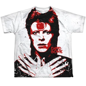 DAVID BOWIE PIERCING GAZE Kids Front Print Band Tee Shirt SM-XL BOYS SZ 6-20 - Picture 1 of 3