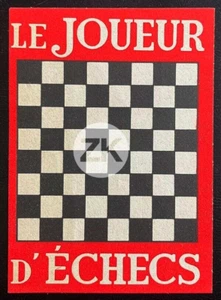 LE JOUEUR D'ECHECS Jeu DREVILLE Rosay Veidt Cinéma MADELEINE Flyer + Photo 1938 - Picture 1 of 4