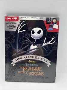 The Nightmare Before Christmas Bluray + Digital Code, Target SING-ALONG - NEW - Picture 1 of 3