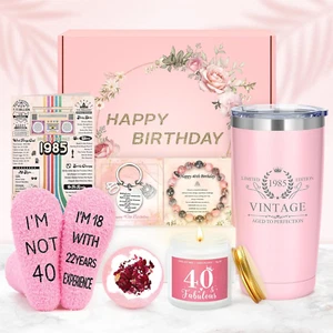 40th Birthday Gifts Women 40 Year Old Birthday Gifts for Women 40 Gifts for 40 Y - Picture 1 of 11