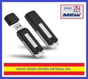 Mini Grabadora de Voz Digital Oculta USB Portatil con 8GB 100 Horas Audio - Imagen 1 de 5