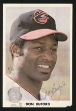 1972 Baltimore Orioles Team Issue -DON BUFORD *Autographed*