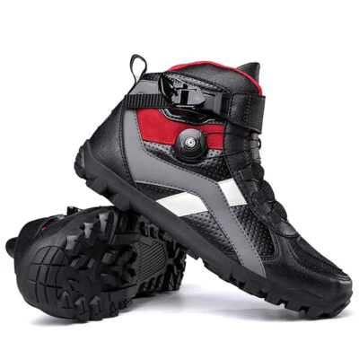 Outdoor Motorcycle Riding Boots Motorcross Off-road Shoes Racing Men's Sneakers - Image 1 of 4