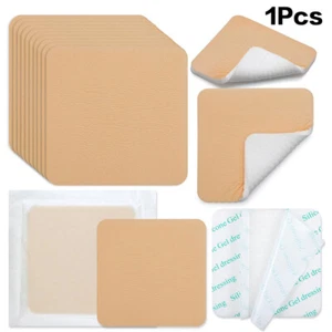 Borderless Foam Dressing Waterproof And High Absorbency Square Shaped Wound Care - Foto 1 di 8