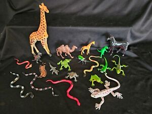 20 Mostly VTG Plastic Animal Toys for Kids, Arts & Crafts, Collecting. Lot #9