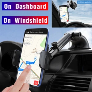 Car Phone Holder Mount Dashboard Windshield Stand For Samsung Galaxy Note 10 9 8 - Picture 1 of 12