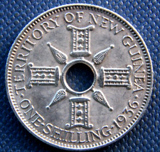 British New Guinea 1 Shilling 1936 Silver coin