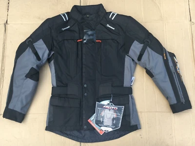 Akito Mens Track Textile Touring Waterproof Motorcycle Jacket UK 36" Chest (D58) - Image 1 of 4