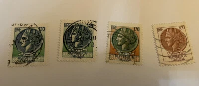 Estampillas de la República Italiana Foto 1 de 2