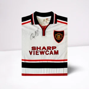 Ryan Giggs Signed Official Manchester United Iconic1999 White Away Shirt - Picture 1 of 3