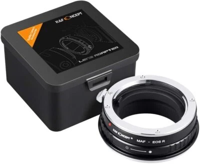 Lens Adapter for Sony Alpha A Mount Minolta AF Mount Lens to Canon EOS R Cameras - Image 1 of 4