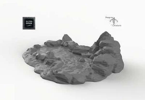 Oasis - 15 mm 28 mm 32 mm Empire of Scorching Sands Wargaming Terrain D&D, DnD - Imagen 1 de 7