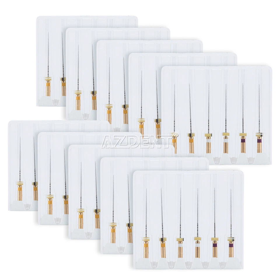 6files Dental Endodontic File Engine Use Root Canal Irrigation Instrument 25mm