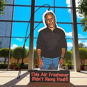Jeffrey Epstein - 'Este ambientador no se colgó' - Regalo de novedad - Imagen 1 de 1