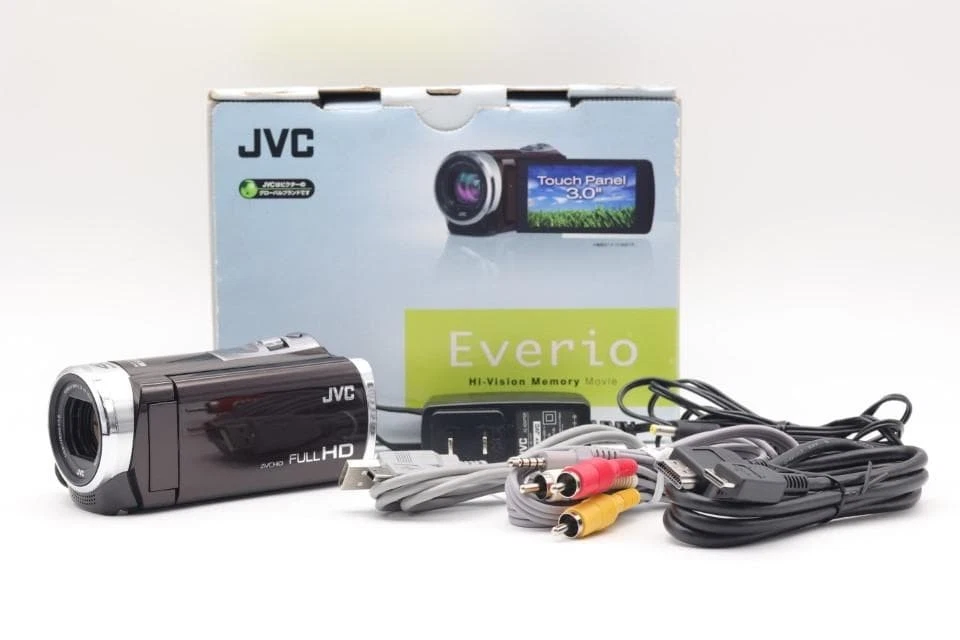 JVC Everio GZ-E690-V Violet Camcorder Full HD Video Camera Used w/ Battery - Image 1 of 4