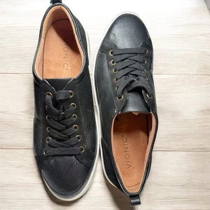 Sneakers casual da donna Vionic Winny in pelle nera taglia 8,5 usate in ottime condizioni - Foto 1 di 11
