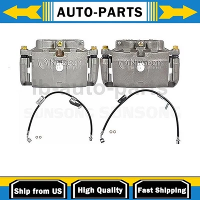 Pinzas de freno delanteras línea de mangueras de freno delanteras para Chevrolet Express 2500 6,0 L_ Foto 1 de 4