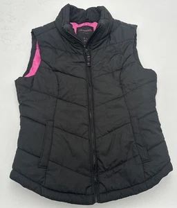 Aeropostale schwarze gefütterte Weste - Medium - Bild 1 von 4