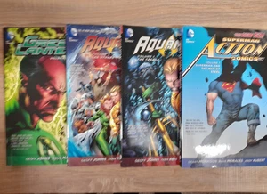 4x neue 52 Action Comics alle Band 1 & 2 Hardcover Graphic Novels (H20) - Bild 1 von 2