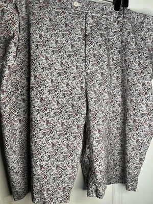 Pantalones Cortos Para Hombre 46 Cintura Rojo Blanco Bolsillos a Cuadros Línea Hombre Foto 1 de 4