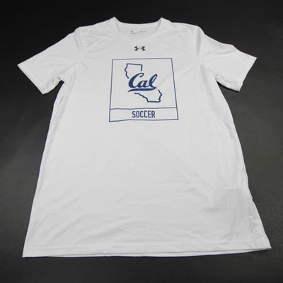 California Golden Bears Under Armour Short Sleeve Shirt Men's White Used - Image 1 of 4