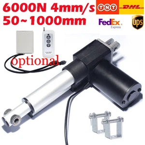 500/1000mm 12V 24V Linear Actuator 6000N Linearantrieb Elektrischer Linear Motor - Picture 1 of 42