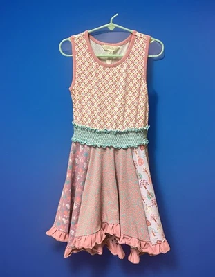Vestido con volantes en capas MATILDA JANE para niñas talla 6 muy lindo Foto 1 de 4