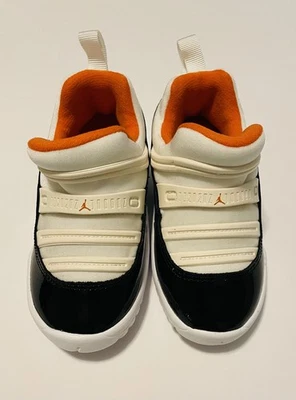 Nike Air Jordan 11 ретро маленький гибкий TD морской звезды оранжевый ребенка ясельного возраста поскользнуться на туфли 8C - Изображение 1 из 4