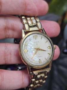 Reloj Hombre Elgin 19 Joyas Vintage 10 RPG 30mm, Usado Pero Funciona - Imagen 1 de 7