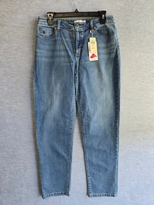 Pantalones de mezclilla para mujer LL Bean Signature Lycra Boyfriend azules 8 regulares - Imagen 1 de 13