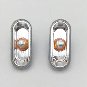 Pair Front Fender Side Marker Indicator Lamps For VW Amarok 10-22 Golf 1991-2002 - Picture 1 of 5