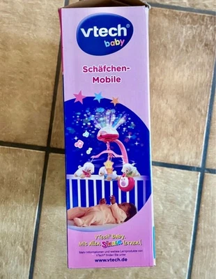 VTech Mobile Schäfchen Baby Spieluhr mit Sternenlicht Projektor pink - NEU - Bild 1 von 4