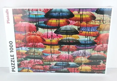 Piatnik Puzzle Montage Umbrellas Brolly Parapluie Parasol 1000 Pieces A-1140  - Image 1 of 4