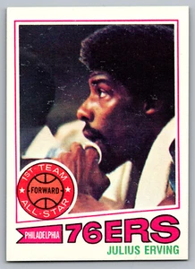 1977-78 TOPPS #100 JULIUS 'DR. J' ERVING 76ers - Picture 1 of 3