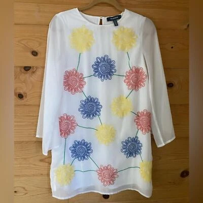 ModCloth Springtime Soirée embroidered shift dress - Image 1 of 4