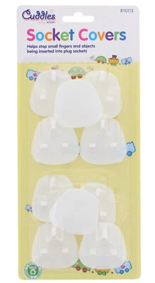 10 x Wandstecker Netz Elektrische Buchse Safe Leer Abdeckung Kappe Kind Kinder Schutz