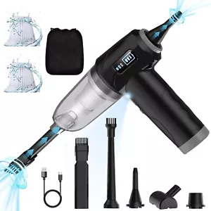 Mini car Vacuum Cleaner, dust Blower, LED Display, Wireless Handheld Vacuum C... - Picture 1 of 6