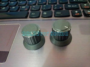 1x HIFI 32*15mm Aluminum Potentiometer Volume Tone Control KNOB For DIY 6MM - Picture 1 of 2