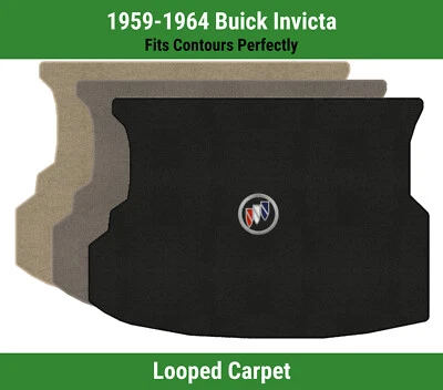 Tapete de baú Lloyd Classic Loop para Buick Invicta 59-64 com logotipo emblema Buick - Imagem 1 de 4