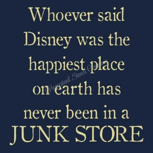 PLANTILLA REUTILIZABLE 9361 U 12"x12" Disney Junk Store - PLANTILLAS LETREROS MYLAR - Imagen 1 de 1
