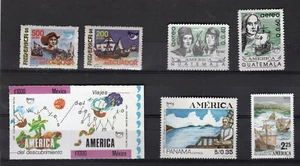 COLUMBUS, 5 DIFFERENT COMPLETE SETS, MNH, VF - Picture 1 of 1