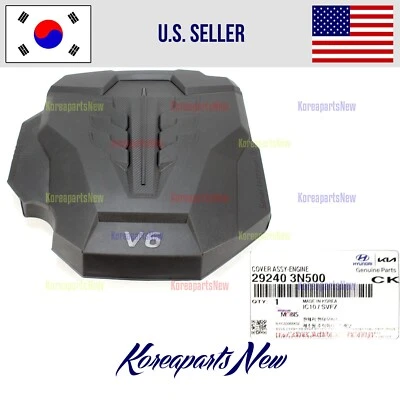 Cubierta apariencia motor 3,5 L V6 292403N500 ⭐OEM⭐ Kia Carnival 2022-2024 Foto 1 de 2