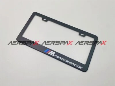 2 peças suporte de placa de licença preto para BMW X7 xDrive40i, X7 M50i, Alpina XB7 - Imagem 1 de 4