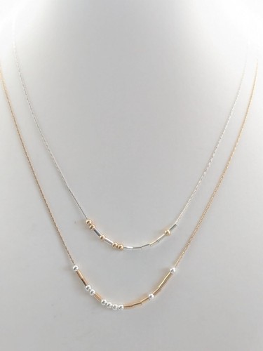 UNDERCOVER Collana Demdaco Codice Morse Argento Tono Oro "Sei Amazing" Messaggio Segreto