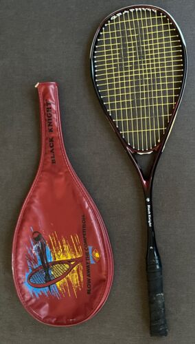 Black Knight Squash Racket International BK-4211 Graphite Racquet Rare with Case