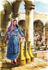REIMPRESIÓN - "EL ÁCARO DE LA VIUDA" DE RICHARD HOOK - IMPRESO EN CARTULINA DE 11" X 17" - Imagen 1 de 1